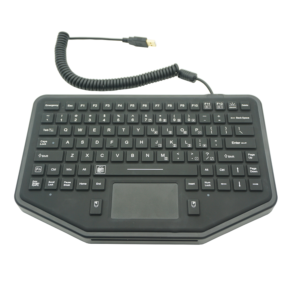 台式加固硅胶键盘，车载键盘